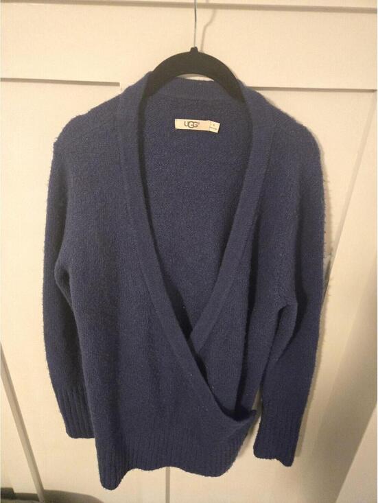 UGG Sweaters - UGG Women's Navy Blue Wrap Cardigan Sweater Size Medium